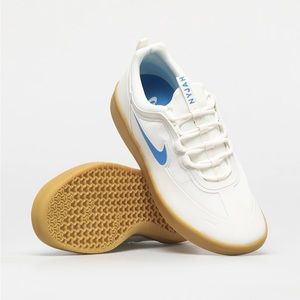 New Nike SB Nyjah Free 2 Summit White Photo Blue BV2078-101 Men's Size 11.5 US